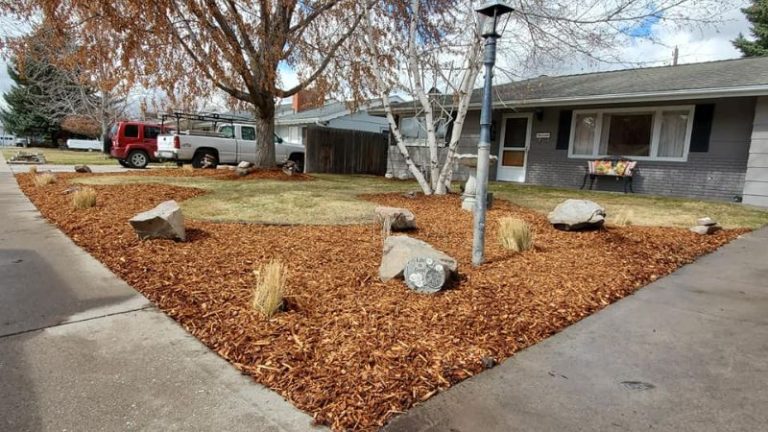 after mulch installation